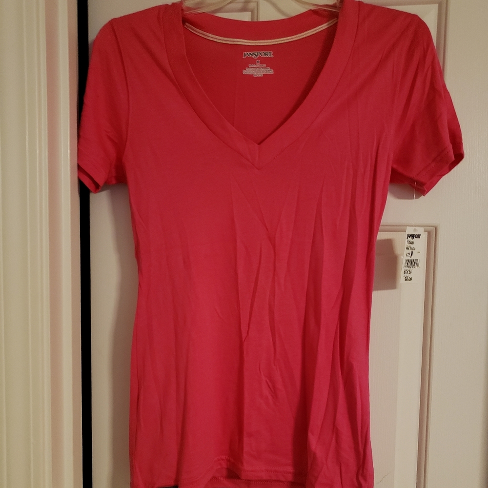 Jansport Ladies Medium Pink Short Sleeve Top